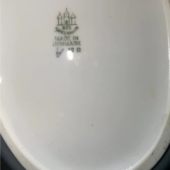 RARE - B&G Bing & Grondahl kjøbenhavn Denmark 92 Teapot - Falling Leaves Autumn - Picture 6 of 7